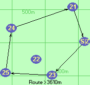 Route >3610m